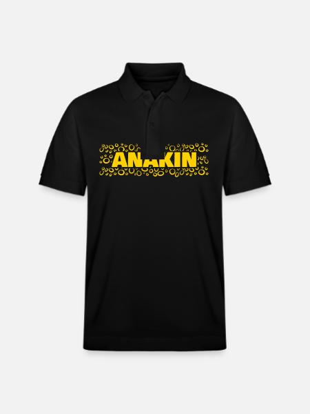 Anakin as a given name - Stanley/Stella Unisex Organic Polo Shirt PREPSTER - black