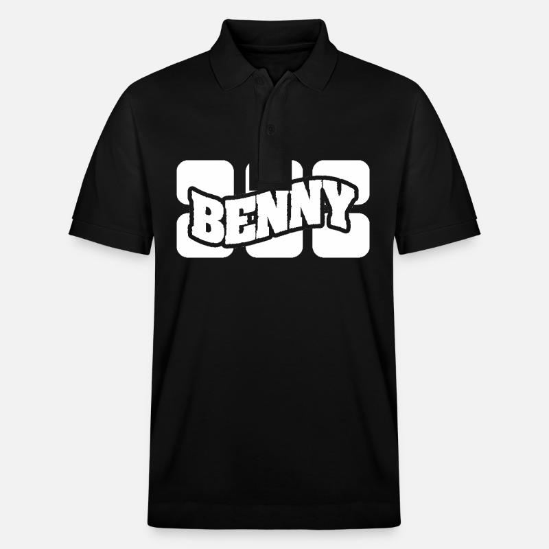 Benny comme nom - Polo PREPSTER bio Stanley/Stella Unisexe - noir