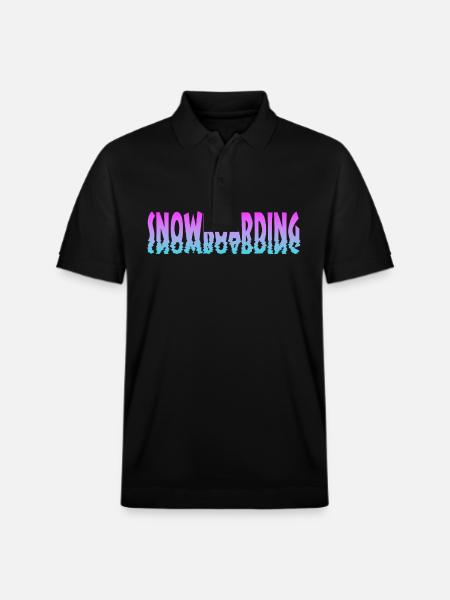snowboarding - Stanley/Stella Unisex Bio-Poloshirt PREPSTER - Schwarz