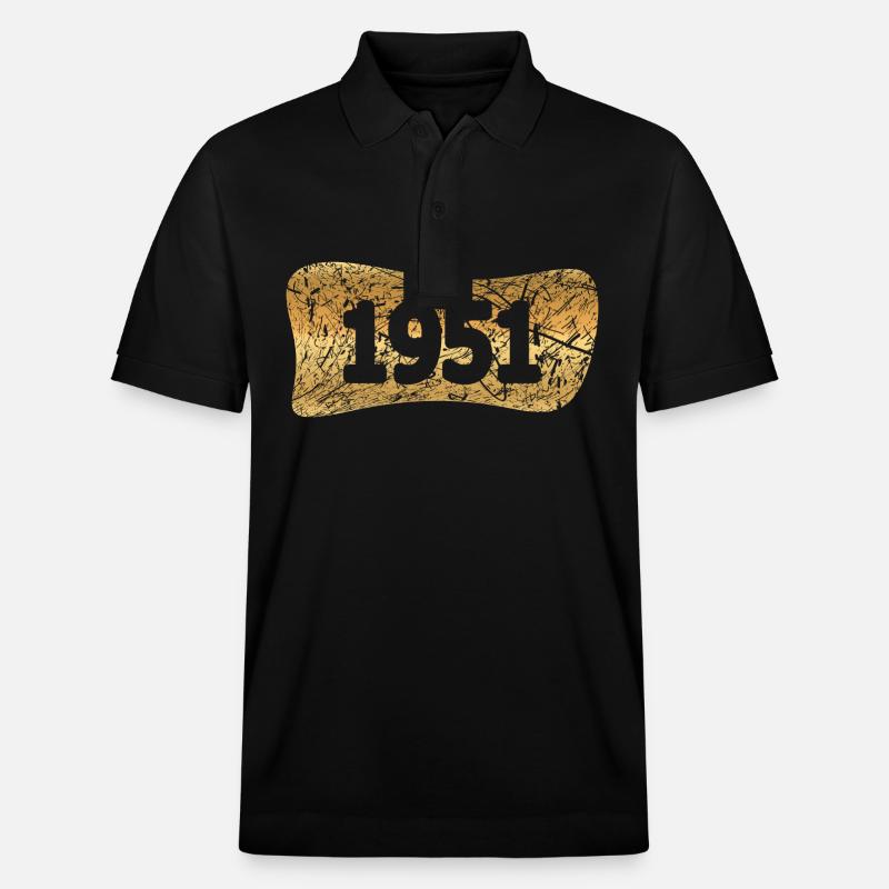 1951 - Stanley/Stella Unisex Bio-Poloshirt PREPSTER - Schwarz