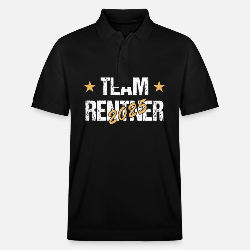 Team Rentner 2025 - Stanley/Stella Unisex Bio-Poloshirt PREPSTER - Schwarz