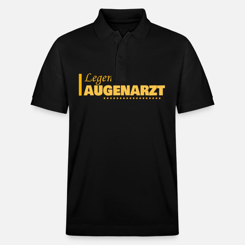 Beruf Augenarzt - Stanley/Stella Unisex Bio-Poloshirt PREPSTER - Schwarz