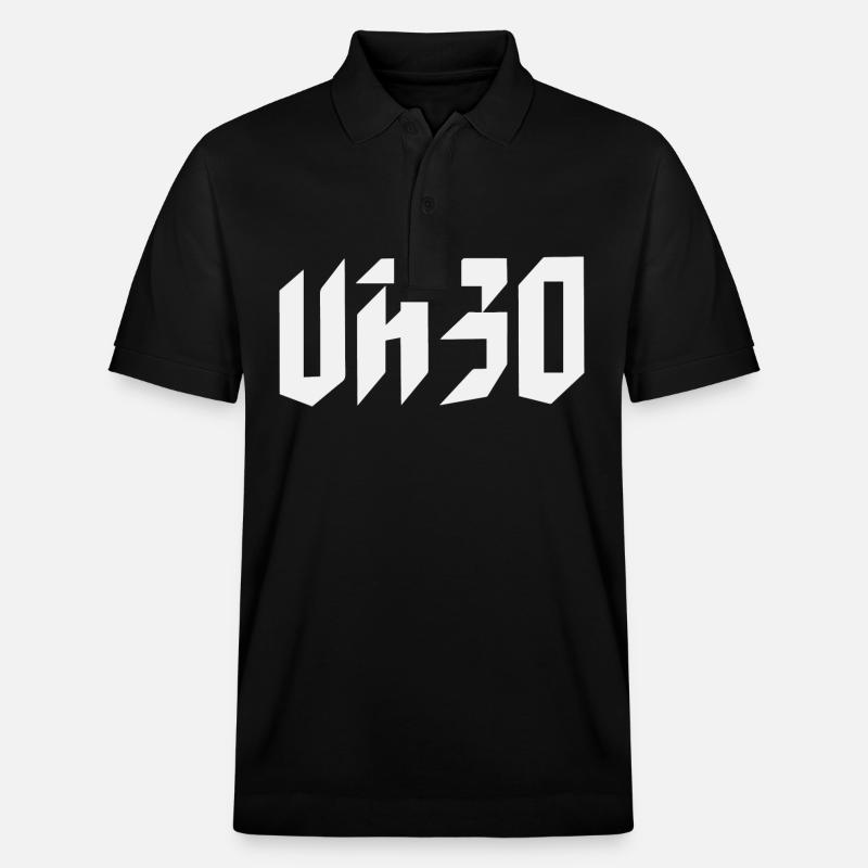 UA30 Tryzub ukrainien - Polo PREPSTER bio Stanley/Stella Unisexe - noir