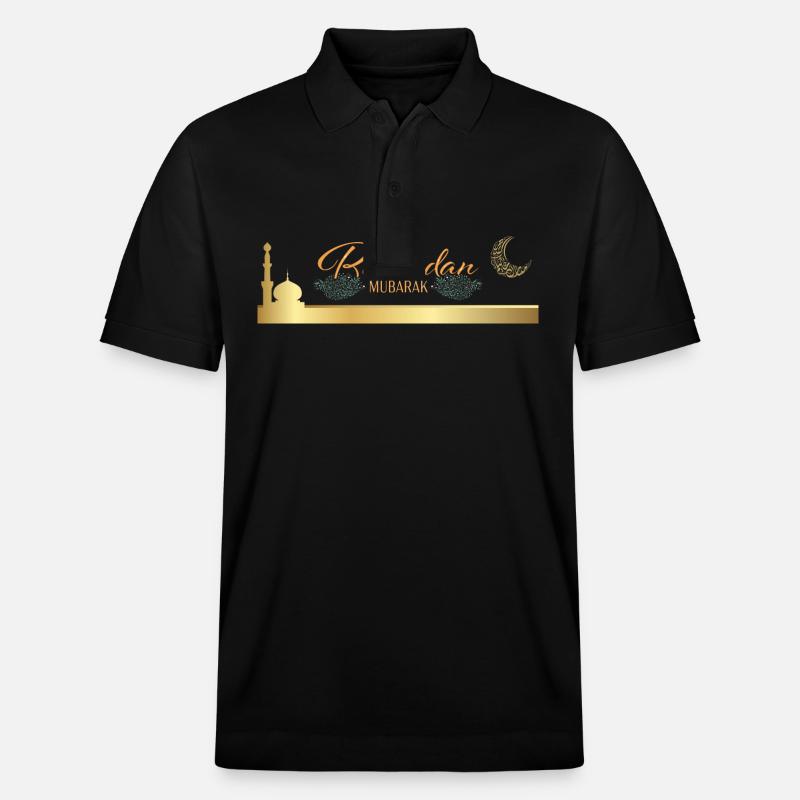 Ramadan Mubarak - Stanley/Stella Unisex Bio-Poloshirt PREPSTER - Schwarz