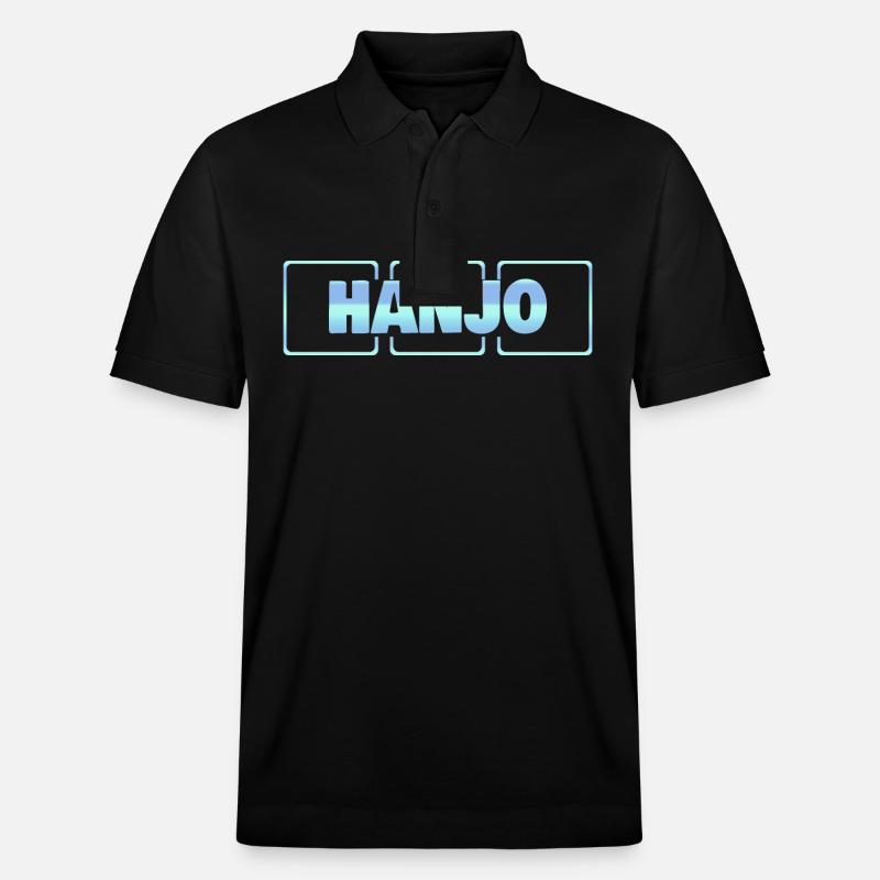 Hanjo - Polo PREPSTER bio Stanley/Stella Unisexe - noir