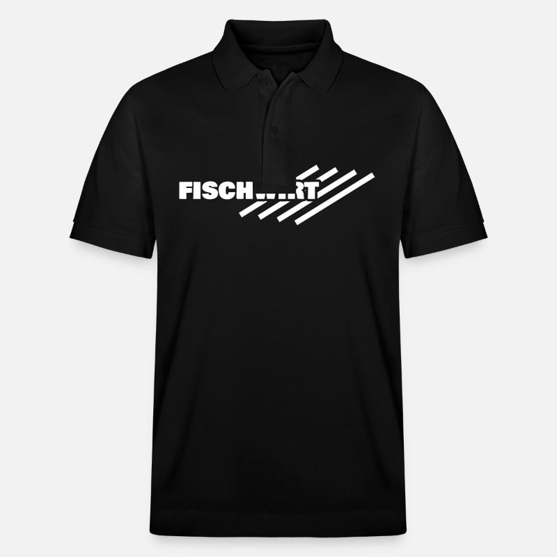 Fischwirt als Arbeitsplatz - Stanley/Stella Unisex Bio-Poloshirt PREPSTER - Schwarz