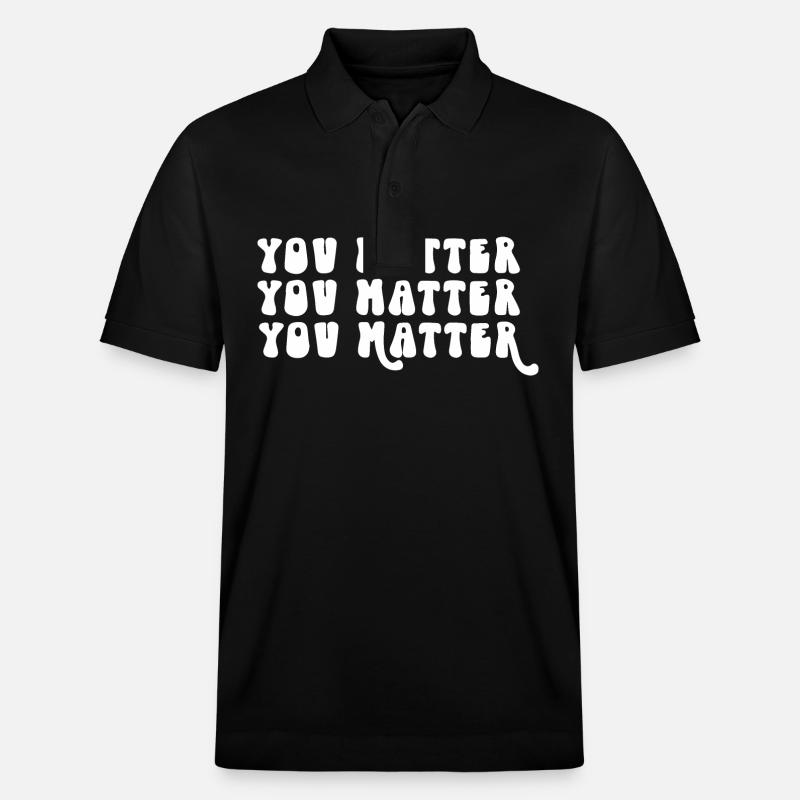 Vous comptez - Polo PREPSTER bio Stanley/Stella Unisexe - noir