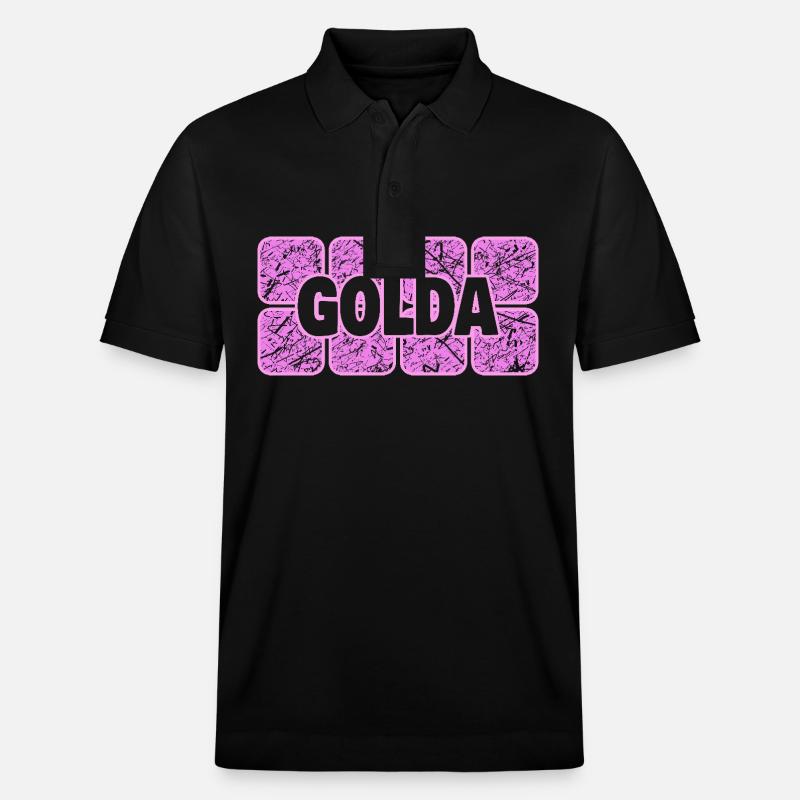 Cadeau pour Golda - Polo PREPSTER bio Stanley/Stella Unisexe - noir