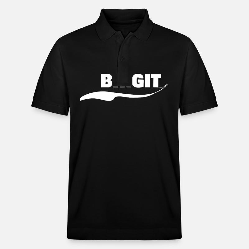 Prénom Birgit - Polo PREPSTER bio Stanley/Stella Unisexe - noir