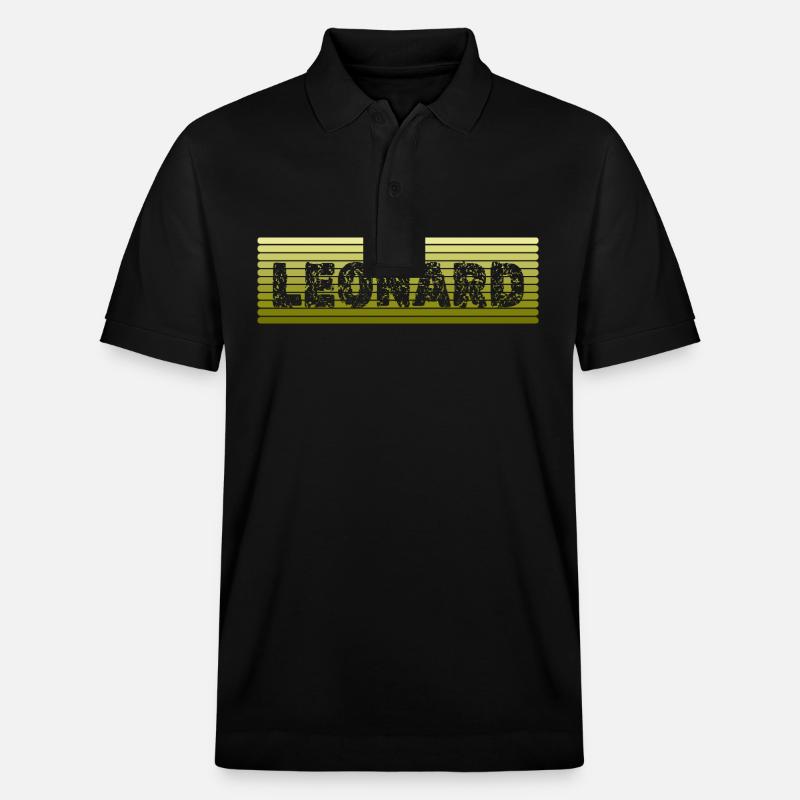 Léonard Léonard - Polo PREPSTER bio Stanley/Stella Unisexe - noir