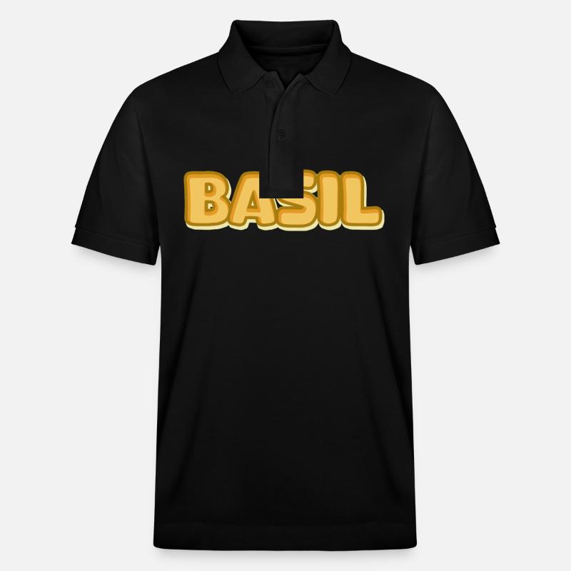 Basil Basil - Stanley/Stella Unisex Bio-Poloshirt PREPSTER - Schwarz