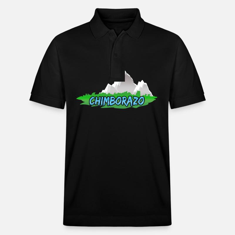 Chimborazo - Polo PREPSTER bio Stanley/Stella Unisexe - noir