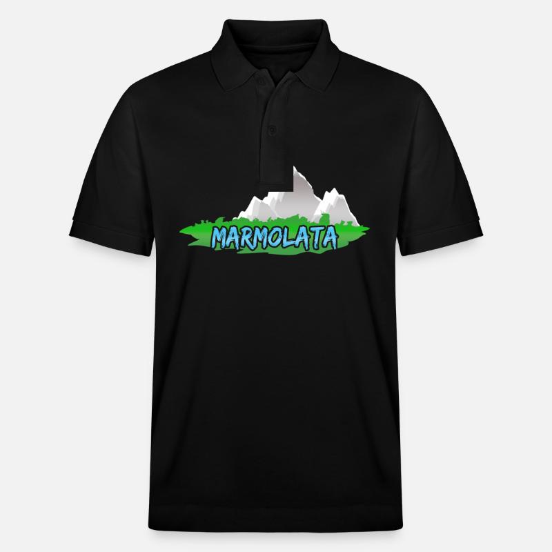 Marmolata als Marmolata - Stanley/Stella Unisex Bio-Poloshirt PREPSTER - Schwarz