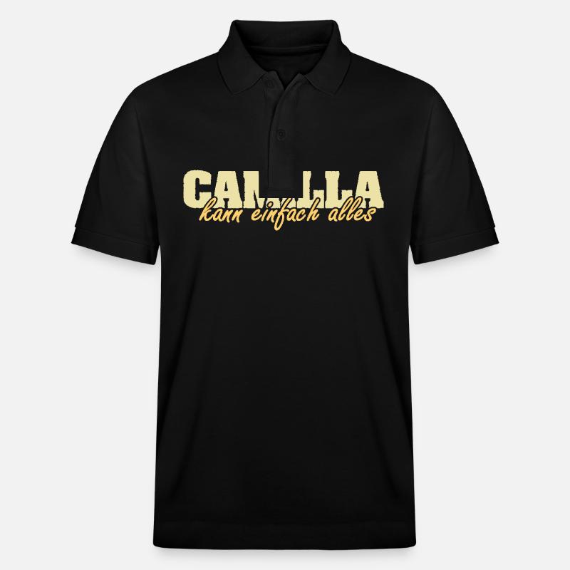 Frau Camilla - Stanley/Stella Unisex Bio-Poloshirt PREPSTER - Schwarz
