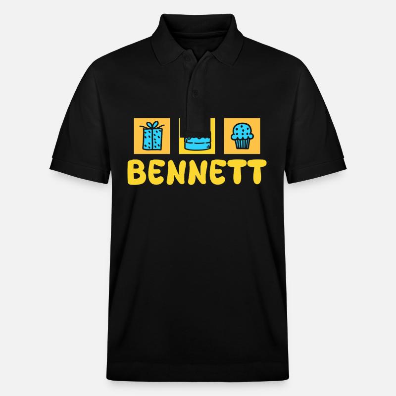 Bennett - Polo PREPSTER bio Stanley/Stella Unisexe - noir
