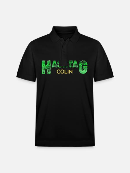 Colin Colin - Stanley/Stella Unisex Organic Polo Shirt PREPSTER - black