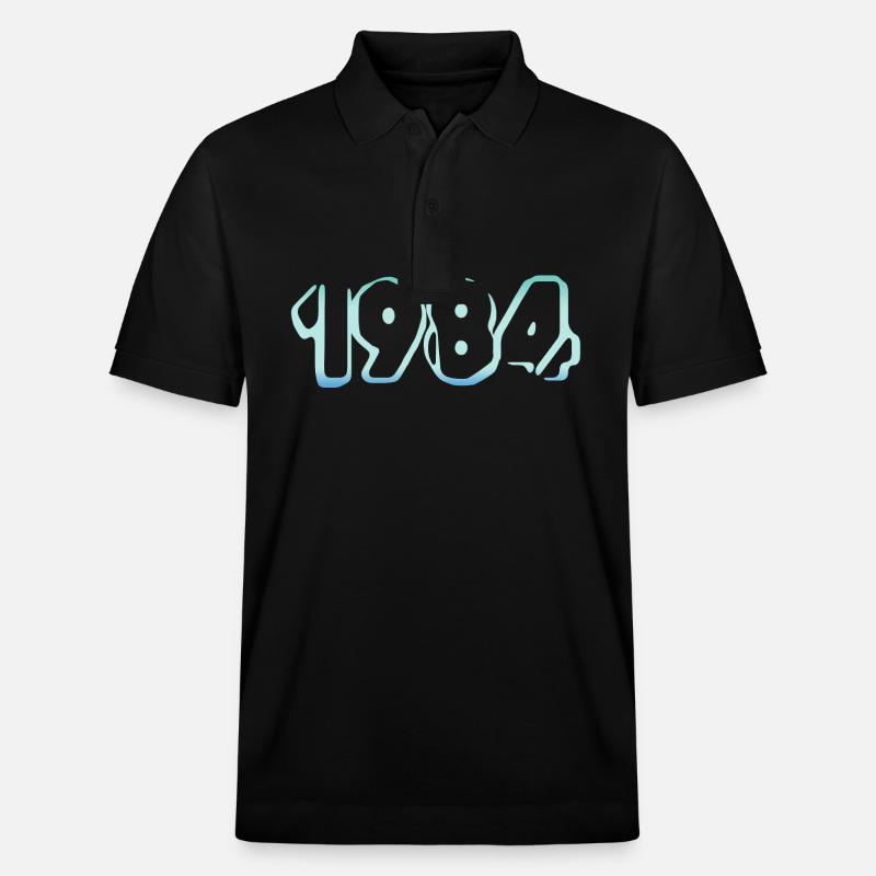 Eisblock 1984 - Stanley/Stella Unisex Bio-Poloshirt PREPSTER - Schwarz