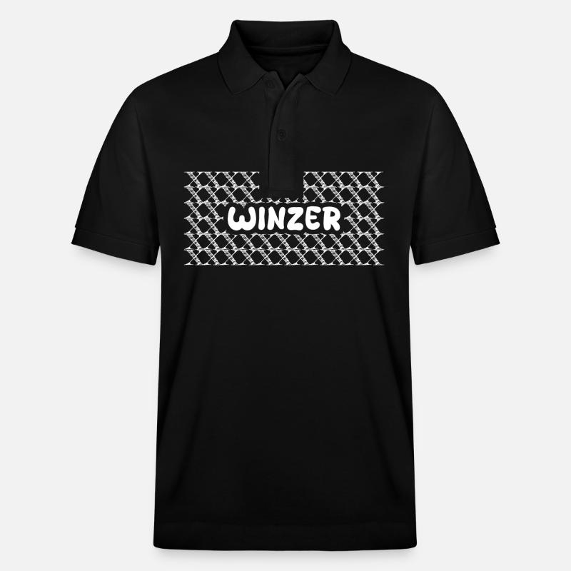Winzer als Job - Stanley/Stella Unisex Bio-Poloshirt PREPSTER - Schwarz