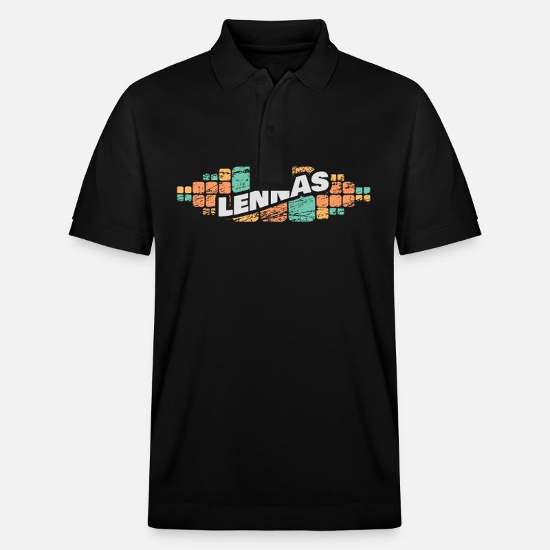 Lennas Lennas - Stanley/Stella Unisex Bio-Poloshirt PREPSTER - Schwarz
