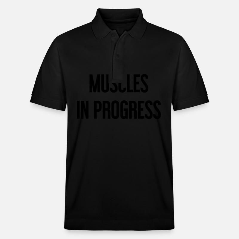 Muscles in Progress - Stanley/Stella Unisex Bio-Poloshirt PREPSTER - Schwarz