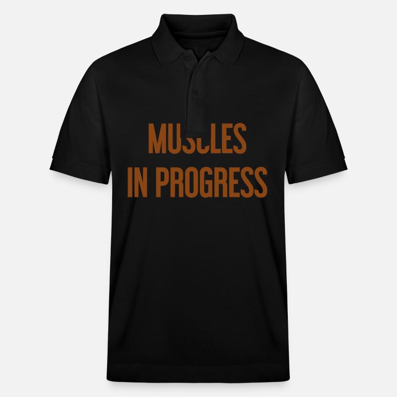 Muscles in Progress - Stanley/Stella Unisex Bio-Poloshirt PREPSTER - Schwarz