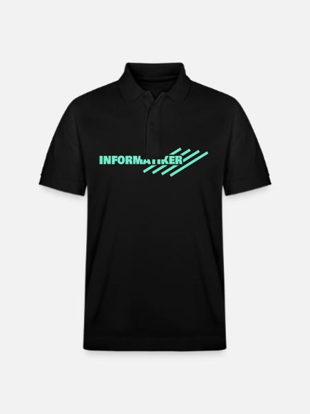 Computer scientist - Stanley/Stella Unisex Organic Polo Shirt PREPSTER - black