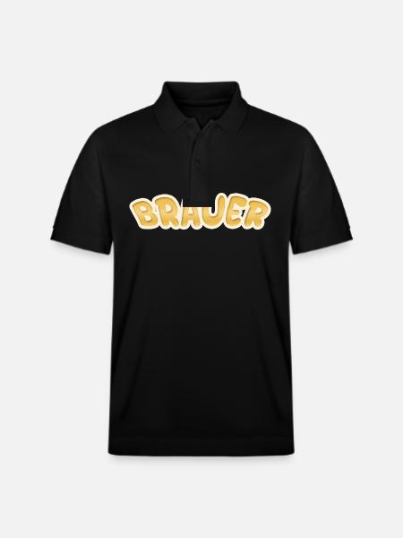 Brewer - Stanley/Stella Unisex Organic Polo Shirt PREPSTER - black
