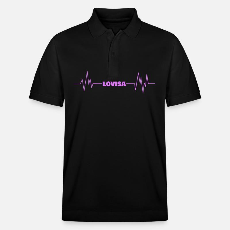 Lovisa - Stanley/Stella Unisex Bio-Poloshirt PREPSTER - Schwarz