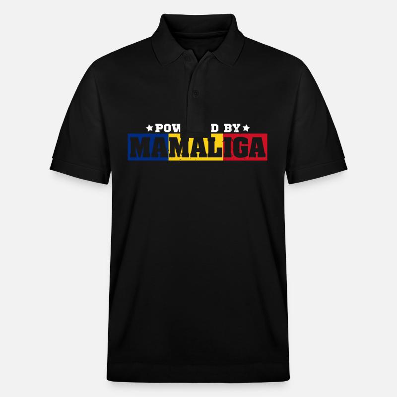 Bucharest Reise Urlaub Rumänien Balkan - Stanley/Stella Unisex Bio-Poloshirt PREPSTER - Schwarz