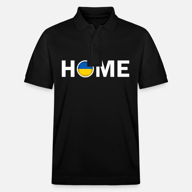 Accueil Ukraine Drapeau - Polo PREPSTER bio Stanley/Stella Unisexe - noir