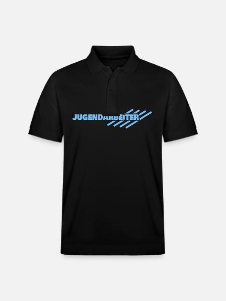 Geschenk für Jugendarbeiter - Stanley/Stella Unisex Bio-Poloshirt PREPSTER - Schwarz
