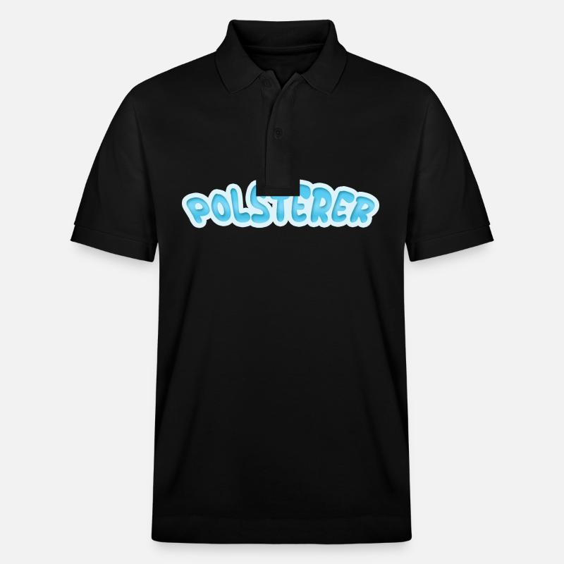 Polsterer Polsterer - Stanley/Stella Unisex Bio-Poloshirt PREPSTER - Schwarz