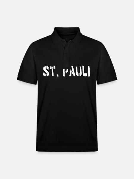 Hamburg St. Pauli - Stanley/Stella Unisex Organic Polo Shirt PREPSTER - black