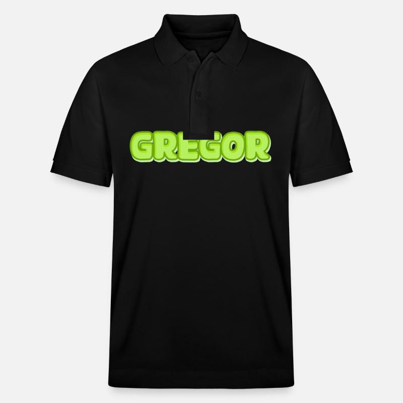 Gregor Gregor - Polo PREPSTER bio Stanley/Stella Unisexe - noir