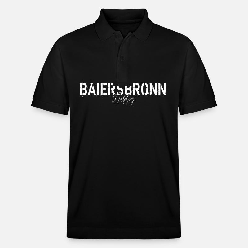 Baiersbronn Waldig - Polo PREPSTER bio Stanley/Stella Unisexe - noir