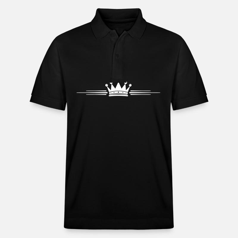 Ligne de la Couronne - Polo PREPSTER bio Stanley/Stella Unisexe - noir