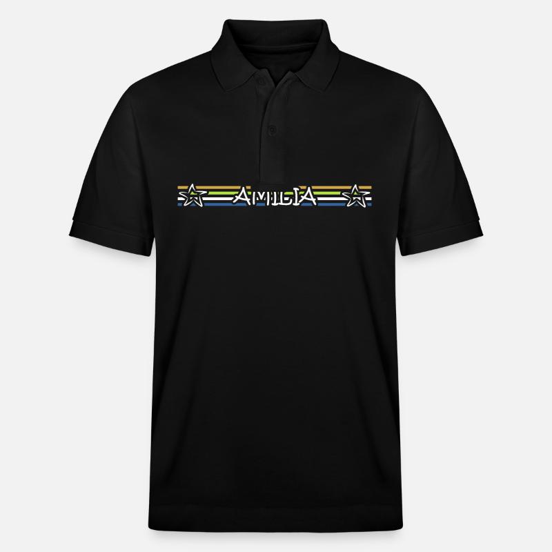 Cadeau pour Amilia - Polo PREPSTER bio Stanley/Stella Unisexe - noir