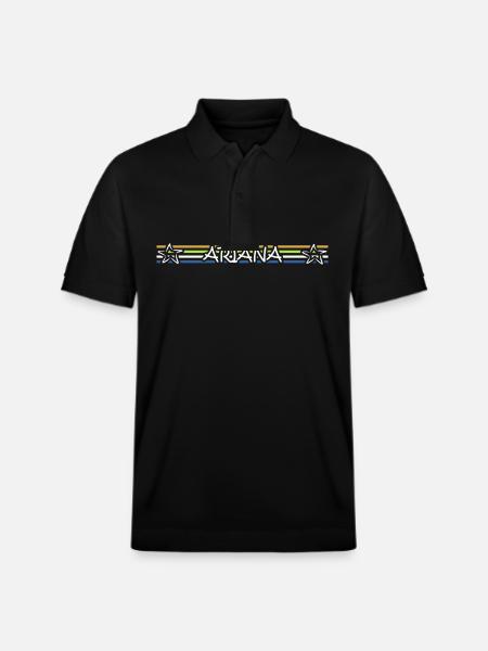 Gift for Ariana - Stanley/Stella Unisex Organic Polo Shirt PREPSTER - black