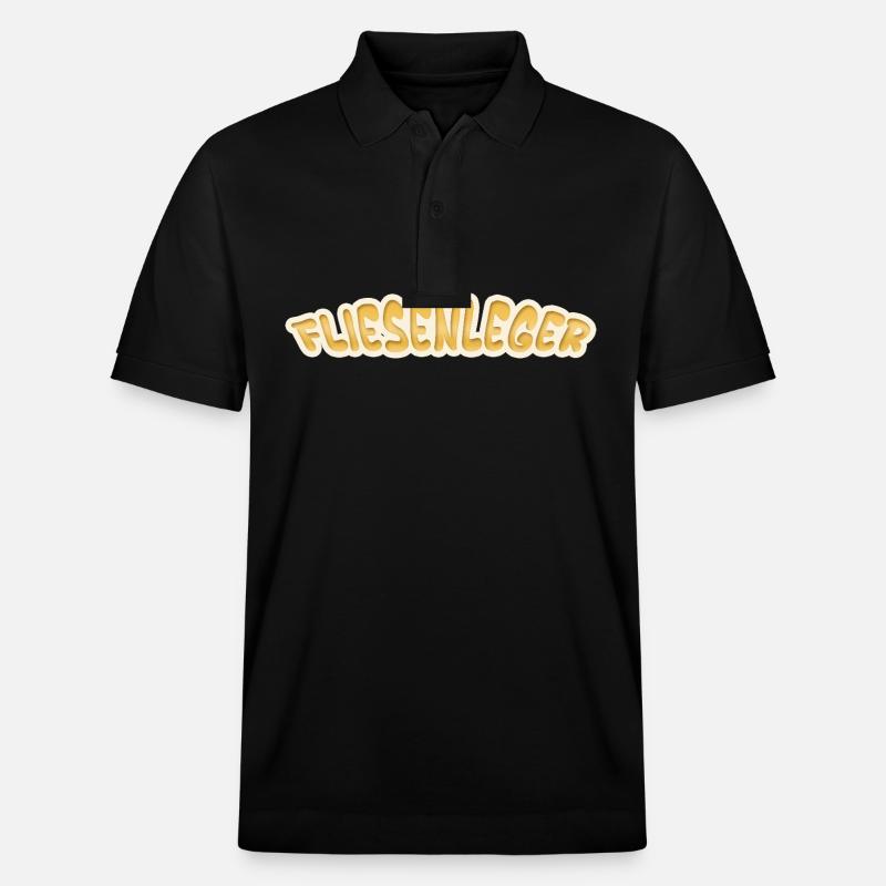 Job Fliesenleger - Stanley/Stella Unisex Bio-Poloshirt PREPSTER - Schwarz