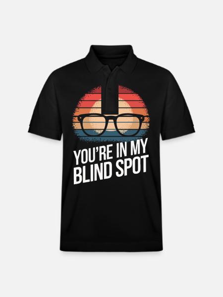 Blind blindness Visually impaired people - Stanley/Stella Unisex Organic Polo Shirt PREPSTER - black