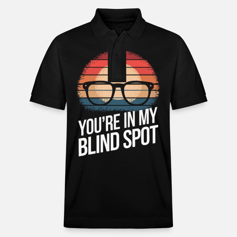 Blinde Blindheit Sehbehinderte Menschen - Stanley/Stella Unisex Bio-Poloshirt PREPSTER - Schwarz