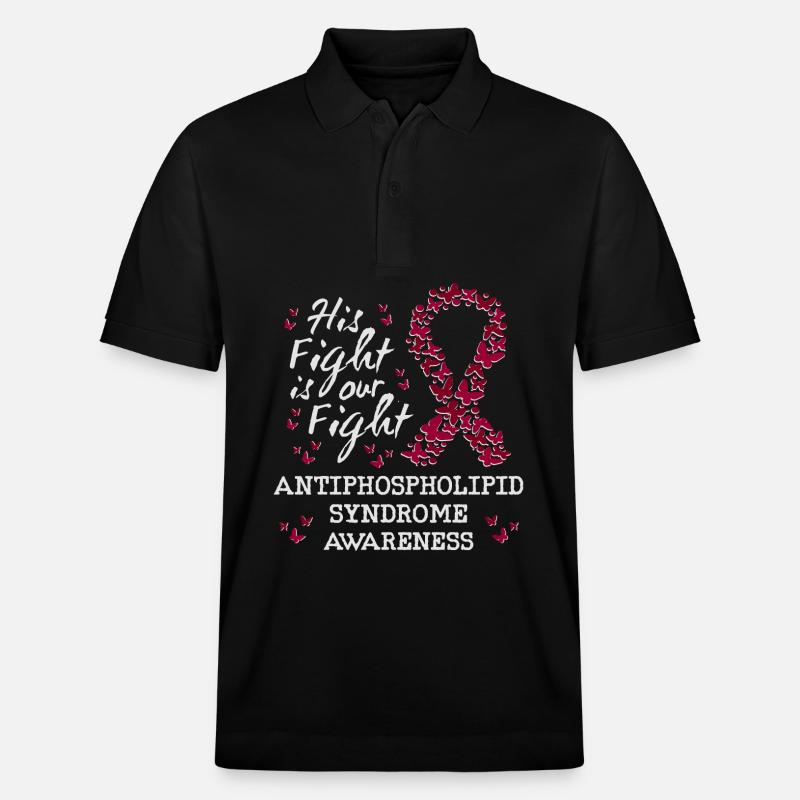 Antiphospholipid Syndrom Bewusstsein - Stanley/Stella Unisex Bio-Poloshirt PREPSTER - Schwarz