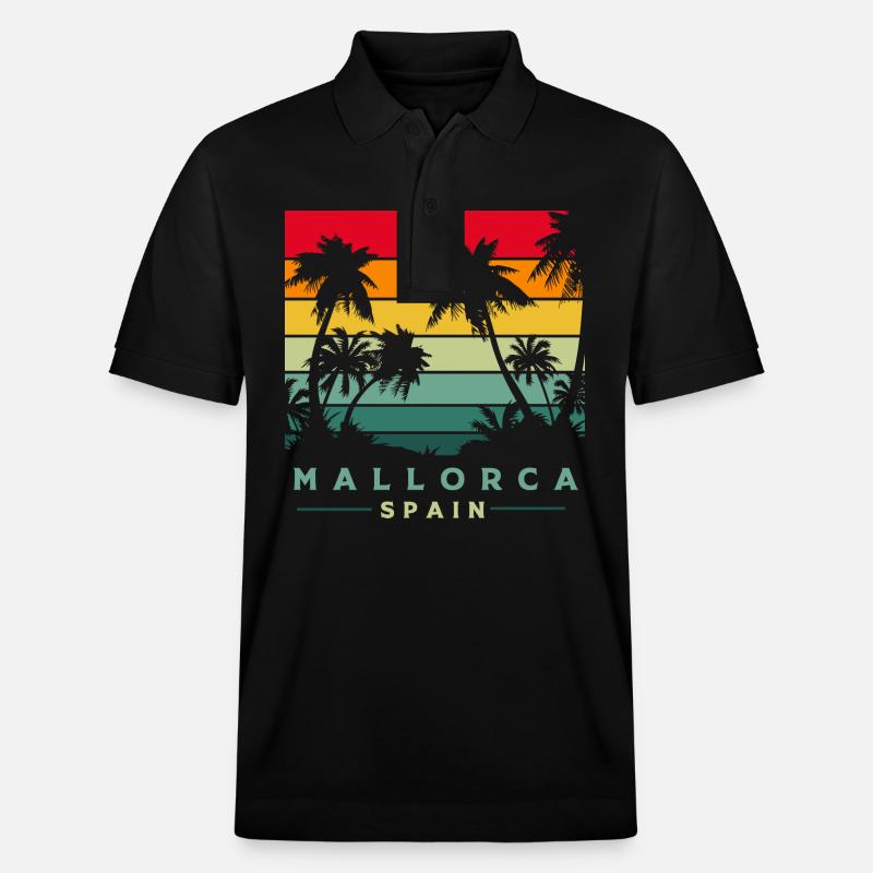 Spanisch Malle Mallorca - Stanley/Stella Unisex Bio-Poloshirt PREPSTER - Schwarz