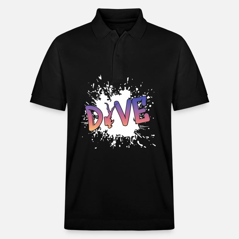 Scuba Diver - Stanley/Stella Unisex Bio-Poloshirt PREPSTER - Schwarz