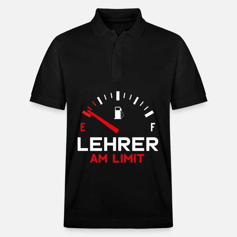 LEHRER AM LIMIT - Stanley/Stella Unisex Bio-Poloshirt PREPSTER - Schwarz