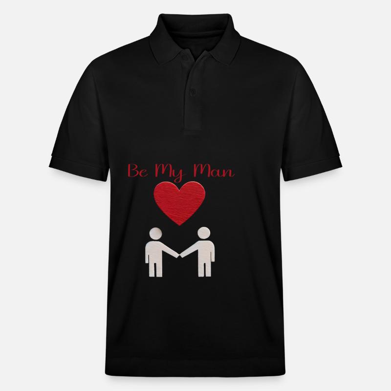 Message d’amour Silhouette - Polo PREPSTER bio Stanley/Stella Unisexe - noir