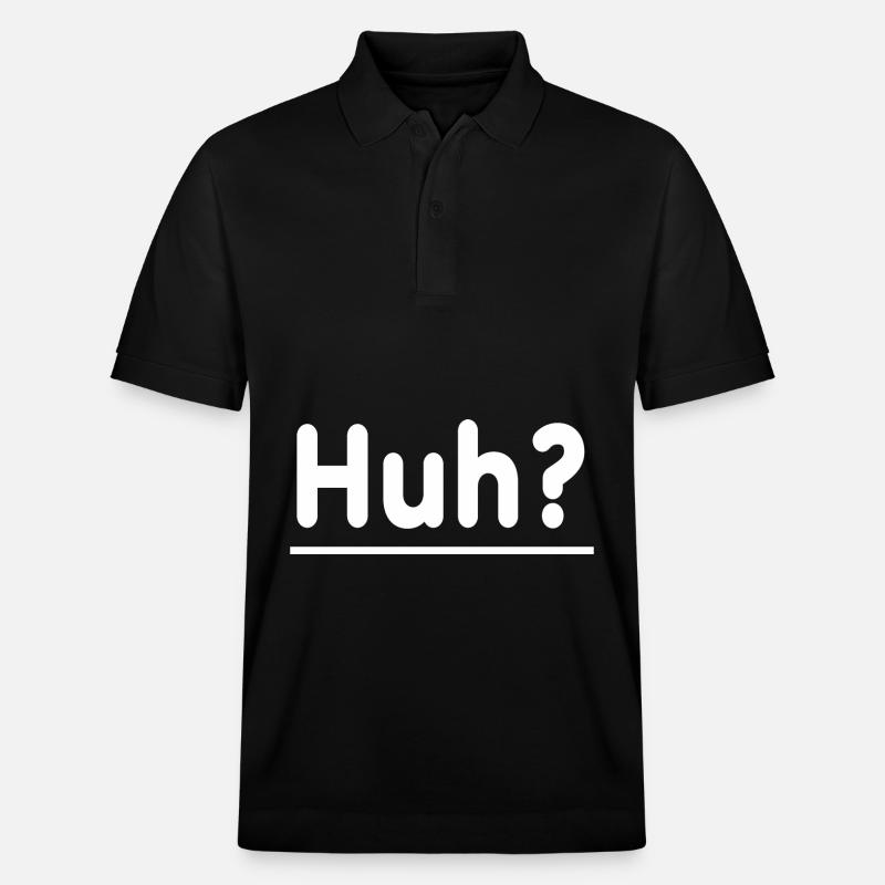 Hä? - Stanley/Stella Unisex Bio-Poloshirt PREPSTER - Schwarz
