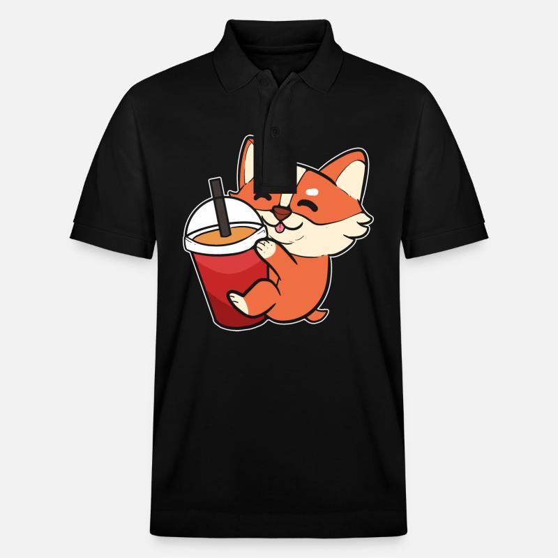 Corgi - Stanley/Stella Unisex Bio-Poloshirt PREPSTER - Schwarz