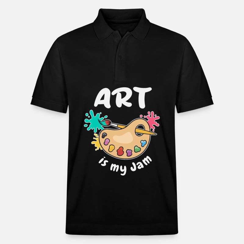 L’art, c’est mon truc - Polo PREPSTER bio Stanley/Stella Unisexe - noir