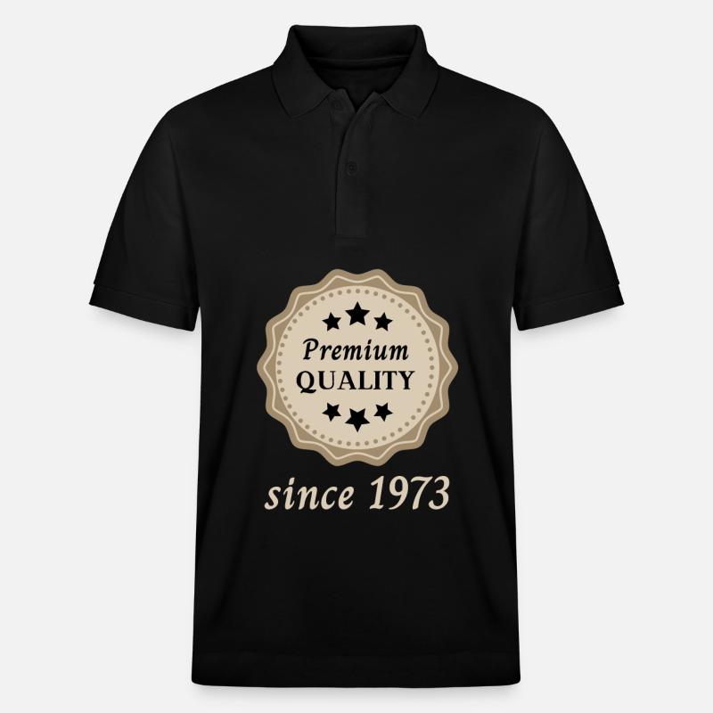 Premium Quality since 1973 - Stanley/Stella Unisex Bio-Poloshirt PREPSTER - Schwarz